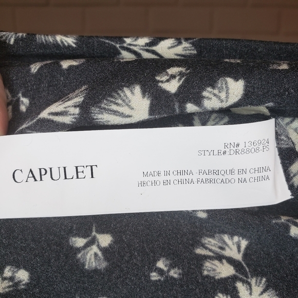 NWT CAPULET‎ Lucia Floral Mini Dress Size Large - Picture 7 of 9